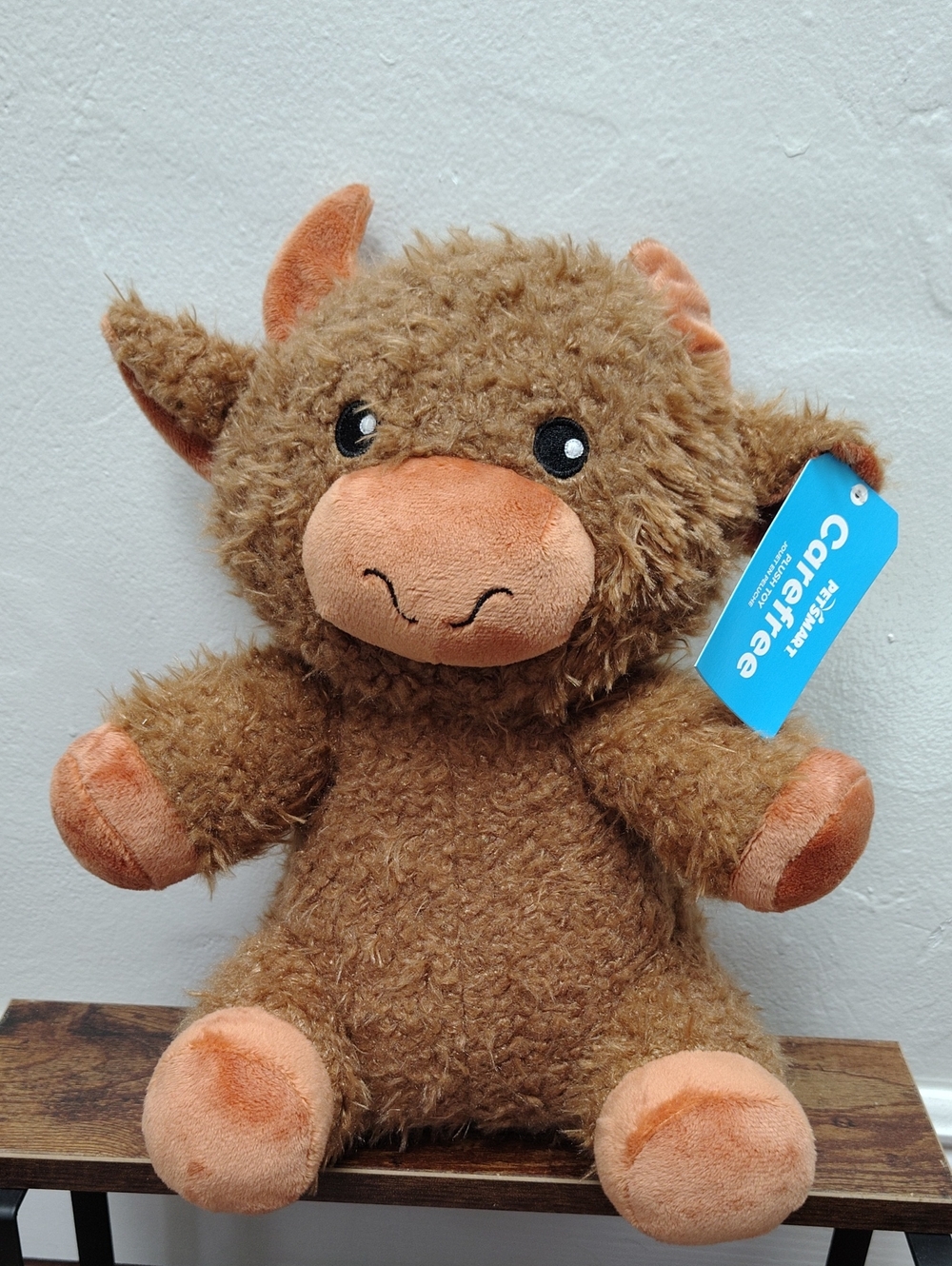 New PetSmart Carter's Brown and Tan Plush Highland Cow Stuffed Animal